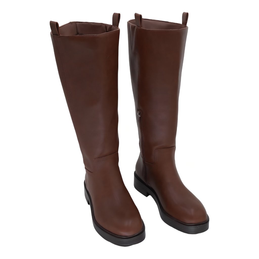 Dolce Vita Jernie Wide Calf Tall Riding Boots Tan Us 8.5 M